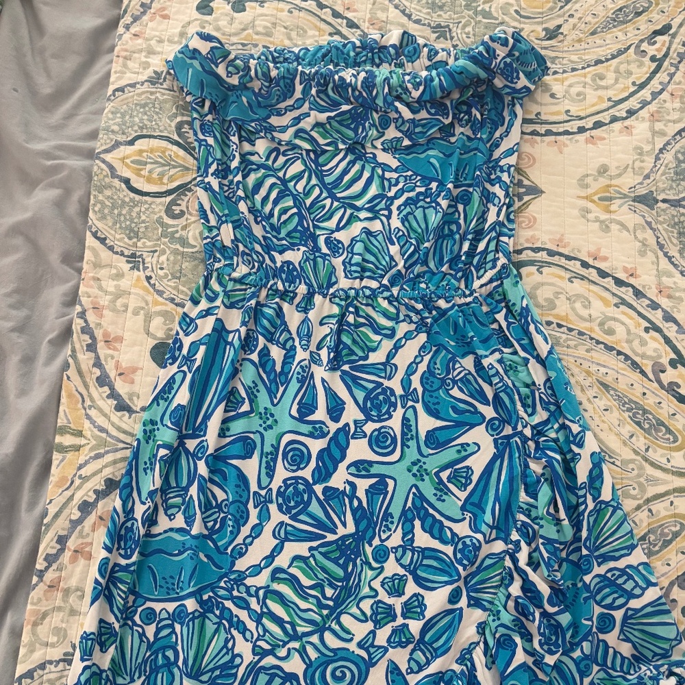 Strapless Lily Pulitzer dress